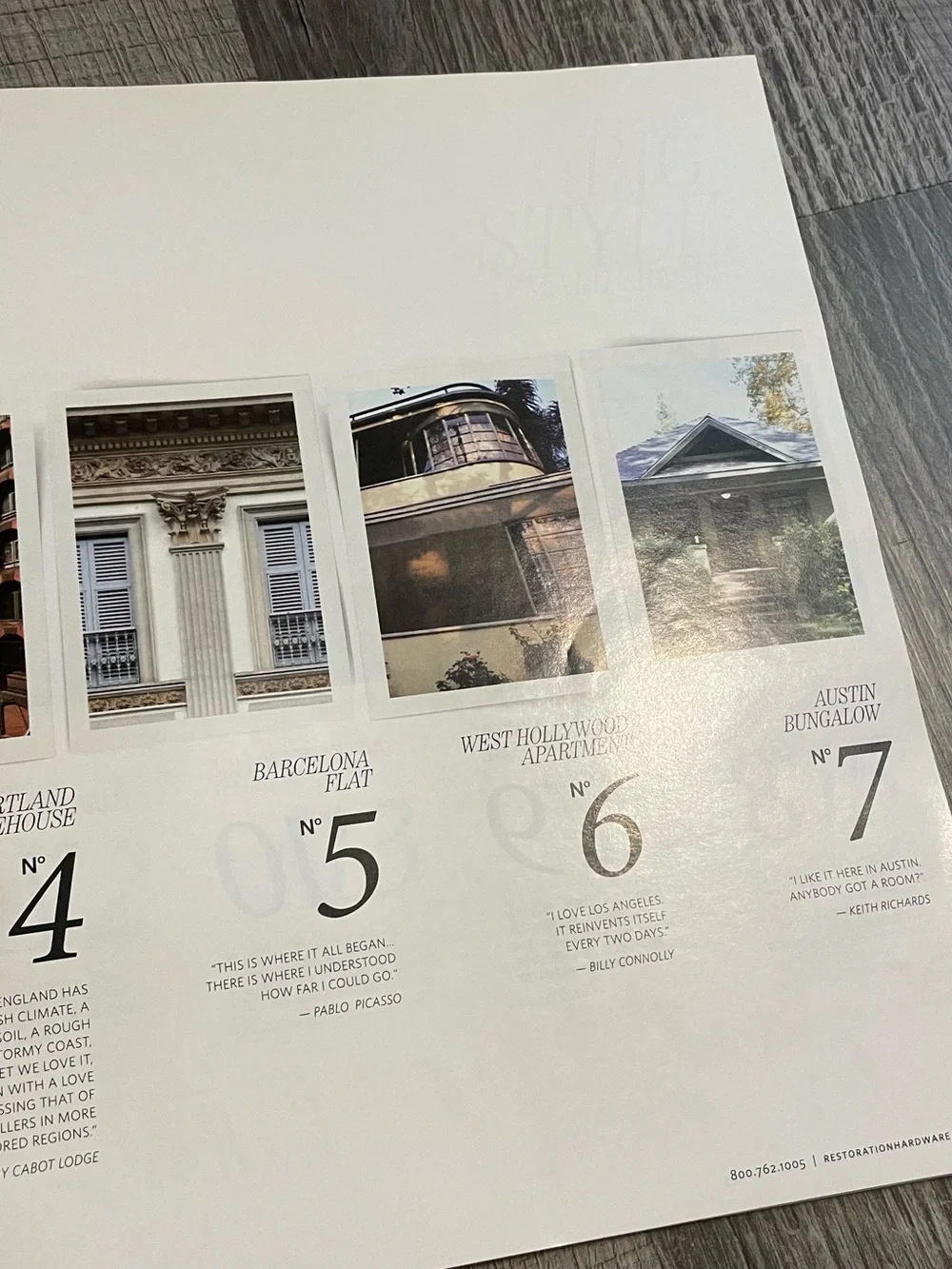 Restoration Hardware Big Style Small Spaces Fall 2014 Source Book